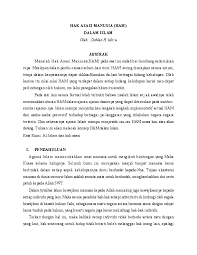 Hak tersebut seperti peruntukan untuk hidup, bebas berfikir, memilih. Pdf Hak Asasi Manusia Ham Dalam Islam Jurnal Ilmiah Al Syir Ah Academia Edu