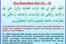 Doa Puasa Ramadhan Hari Ke 22 Dan Hikmahnya Doa Laduni Id