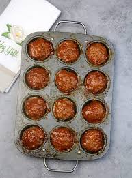 Overhead Shot Of Meatloaf Muffins In The Muffin Pan Muffin Cups Recipes Meatloaf Muffins Muffin Tin Recipes