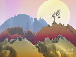 Fantasy Mountain Digital Art By Phil Perkins