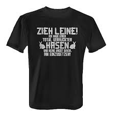 Hase Zieh Leine Herren T Shirt Spruch Kaninchen Liebhaber Nager Halter Zuchter Ebay