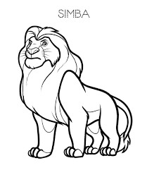 Simba and nala as children. Lion King Coloring Pages Free Printable Coloring Pages For Kids