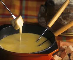Fondue Savoyarde Three Cheese Fondue Cheese Fondue Recipes Fondue Recipes