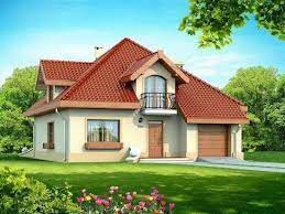 Paste acrilice speciale cu efect perlat. Fatada Casa Cu Tencuiala Decorativa Crem Two Story House Design Kerala House Design Indian House Exterior Design