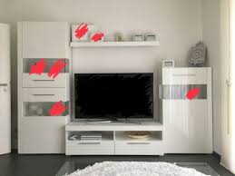 Regalkorpus in dekormöbelbauplatte weiß matt, schiebetürfronten in senosan weiß hochglanz. Vitrine Gross Weiss Glas Hochglanz Schrank Wohnzimmer Wohnwand In Nordrhein Westfalen Meinerzhagen Ebay Kleinanzeigen