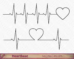 Heartbeat Svg Dxf Png Love Clipart Love Life Medical Etsy Heart Rate Tattoo In A Heartbeat Clip Art