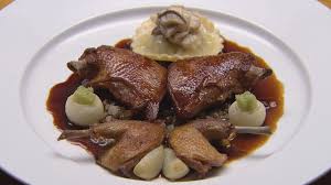 Roast Pigeon With A Ravioli Of Mushrooms Recipe Stuffed Mushrooms Recipes Cooking