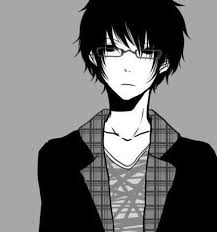 Black And White Anime Boy Black And White Anime Glasses Guy Anime Glasses Boy Anime Handsome Anime Guys