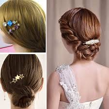 Step #2 use bobby pins to add extra hold to the. 9 Pcs Decorative Bobby Pins Gold Metal Hair Pins For Women Thin Hair And Thick Hair Decorative Hair Clips Star Barrettes Pearl Bobby Pins For Christmas Parties Wedding Pricepulse