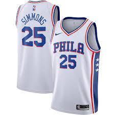 The sixers signed broekhoff to a substitute contract in june. Men S Nike Ben Simmons White Philadelphia 76ers 2019 2020 Swingman Jersey Association Edition