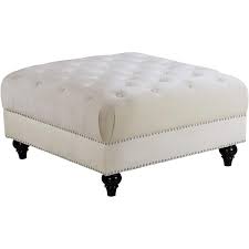 Make this ariel cream velvet ottoman/ bench part of your relaxation ritual. Shop Now For The Meridian Furniture Sabrina Contemporary Velvet Ottoman In Cream Accuweather Shop