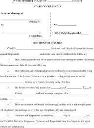 You will get a complete settlement agreement. Oklahoma Petition For Divorce Form Petition For Divorce Divorce Forms Printable Divorce Papers