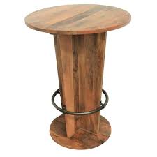 Rustic round counter height table. 3pc Set Rustic Farmhouse Round Bar Height Pub Table Set With Stools