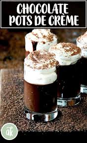 Chocolate Pots De Creme Stovetop Method No Water Bath Recipe Pot De Creme Fall Baking Recipes Chocolate Pots