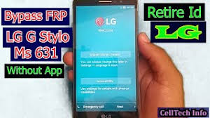 This is our new notification center. Retire Id Lg Stylo G San Application Frp Bypass Lg Ms631 Youtube