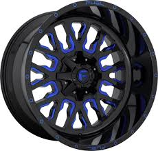 Black And Blue Rims 18 17 Fuel D645 Stroke 17x9 Gloss Black Blue Tint 5x4 5 5x5 Wheel 12mm Truck Rim Ebay In 2020 Fuel Wheels Wheel Rims Fuel Offroad Wheels