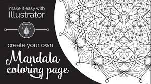 Enter 0 for the spacing and any number you want for the columns (this will be the number of pages per row). Make It Easy With Illustrator Create Your Own Mandala Coloring Page Mandala Coloring Mandala Coloring Pages Coloring Pages