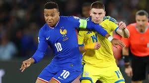 Ukraine loses 0-4 to France in 2026 World Cup qualifiers