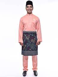 Baju nikah lace warna peach. Baju Melayu Peach Men S Fashion Clothes Others On Carousell