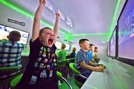 Battle out in a giant battle bus environment. Awesome Xbox Parties Mobile Xbox Party Bus Liverpool
