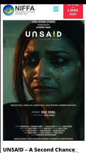 **🎬 *Unsaid: A Second Chance* Selected for NIFFA 2025 & Screening Across  Australia! 🇦🇺✨** Thrilled to announce that our short film *Unsaid: A  Second Chance* has been officially selected for **NIFFA ...