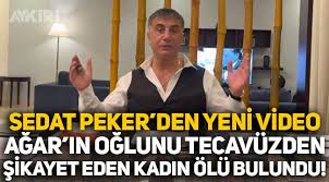 Onun bir alt sokağında da mehmet ağar bey'in evi var. Sedat Peker Den Ikinci Video Mehmet Agar In Oglunu Tecavuzden Sikayet Eden Kadin Ertesi Gun Olu Bulundu Gundem Aykiri Haber Sitesi