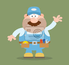 Usa estas bonitas imagenes de buhos animados en tarjetas, y dedicatorias de amor y amistad. Personaje De Dibujos Animados Del Mecanico Que Agita Para El Pinturas Para La Pared Cuadros Trabajador Diy Sobretodo Myloview Es