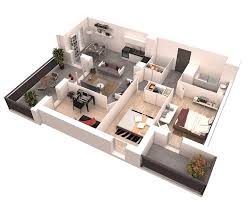 Keleluasaan ruang memungkinkan anda memiliki 3 kamar dengan ukuran cukup besar, 3 kamar mandi, 1 dapur cantik, dan bahkan teras samping rumah. 30 Denah Rumah Type 60 Desain Minimalis Terbaru 2020