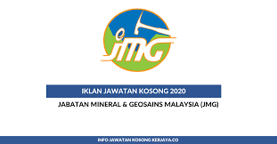 Jawatan Kosong Terkini Jabatan Mineral Geosains Malaysia Jmg Kerja Kosong Kerajaan Swasta
