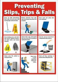 Preventing Slips Trips And Falls Safety Posters Health And Safety Poster Workplace Safety Tips
