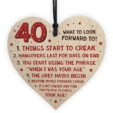 Don't worry, at least you still have teeth. Red Ocean Turning 40 Card Funny 40th Birthday Gifts For Women Or Men 40th Birthday Card Buy Online In Portugal At Desertcart Pt Productid 197162189
