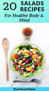 20 Best Summer Salad Recipes To Try This Summer Dear Home Maker Summer Salad Recipes Salad Recipes Summer Salads
