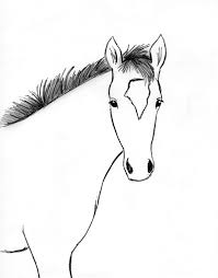 Horse Drawing Step By Step Samantha Bell Easy Horse Drawing Horse Drawing Horse Drawings