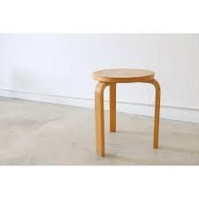 Stool 60 is a stackable stool with birch legs and seats.‎ alvar aalto's iconic stool 60 is the most elemental of furniture pieces, equally suitable as a seat, a table, storage unit, or display surface.‎ Alvar Aalto Stool 60 In Natural Wood Chairish