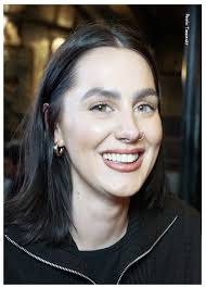 Oran Mor today the Lovely Lauren taking a break from paperwork. Glasgow..  Two second impulse snap without preparation.