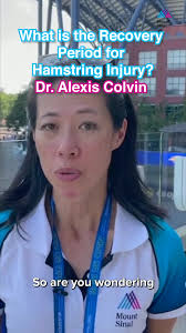 Dr. Colvin shares recovery of #hamstring injury at the #USOpen. #Medicine  #SportsInjuries #Athletes