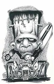 Pin By Chuck Minter On P T I Potential Tattoo Images Garage Art Cool Car Drawings Rockabilly Art