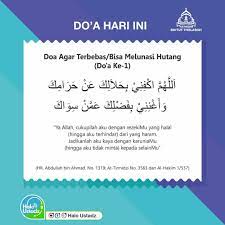 858 Likes 2 Comments Halo Ustadz Official Haloustadz On Instagram Doa Agar Terbebas Bisa Melunasi Hutang Do A Ke 1 ا لل ه Doa Kutipan Agama Allah