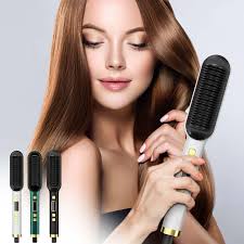 Cameland Crystal Straight Hair Comb Negative Does Not Harm Hair Straight  Hair Curly Hair-Purpose Lazy Person Curling Rod Straightener
