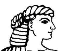 Mesopotamian Hair Headdress This Style Hair Is Called Chignon Which Is A Low Bun Near The Neck This Hairstyle Was Often He Book Costumes Ancient Chignon