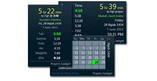 Tarikh kalender islam hari ini. Islamic Calendar Prayers Gadget For Windows 7 8 Vista Android Ios And Windows Phone Backtojannah