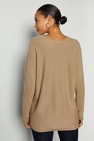 There is nothing more classic than a camel coat, and nothing more chic. V Neck Cashmere Mix Tunic Jumper Karen Millen