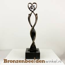 Cadeau Voor 45 Jarig Huwelijk Mooi Saffier Huwelijk Cadeau