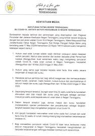 Maybe you would like to learn more about one of these? Xavier Naxa On Twitter Kenyataan Media Daripada Datuk Mufti Negeri Terengganu Datuk Dr Haji Zulkifly Muda Berkenaan Keputusan Fatwa Negeri Terengganu Mengenai Aktiviti Aktiviti Keagamaan Di Negeri Terengganu Buletintv3 Https T Co Voqzh20mvm