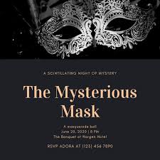All guests at this party were invited to come along for a night of fun to celebrate a 6th birthday party…. Free Printable Customizable Masquerade Invitation Templates Canva