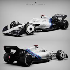 F1 is aiming for a big change in 2022 targeting to have. 2022 Lotus Martini F1 Livery Concept Sean Bull Design Facebook