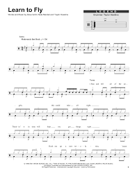 Learn to fly live — foo fighters. Learn To Fly Noten Foo Fighters Transkription Fur Schlagzeug