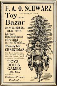 Black And White Print Ads Original 1898 Black And White Print Ad For The Toy Bazaar At F A O Schwarz In New York Featuri Christmas Toy Ads Christmas Ephemera Vintage Christmas Images
