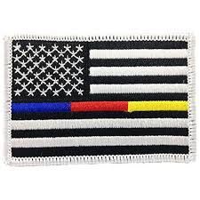 Black And Red American Flag Patch Meaning Thin Blue Red Gold Line American Flag Patch Sew On American Flag Patch Flag Patches American Flag