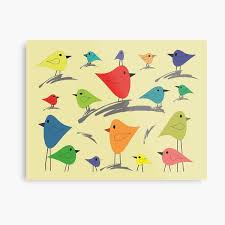 Place select pieces in your work space or home to seamlessly fit in with the decor. Mid Century Birds Wall Art Redbubble